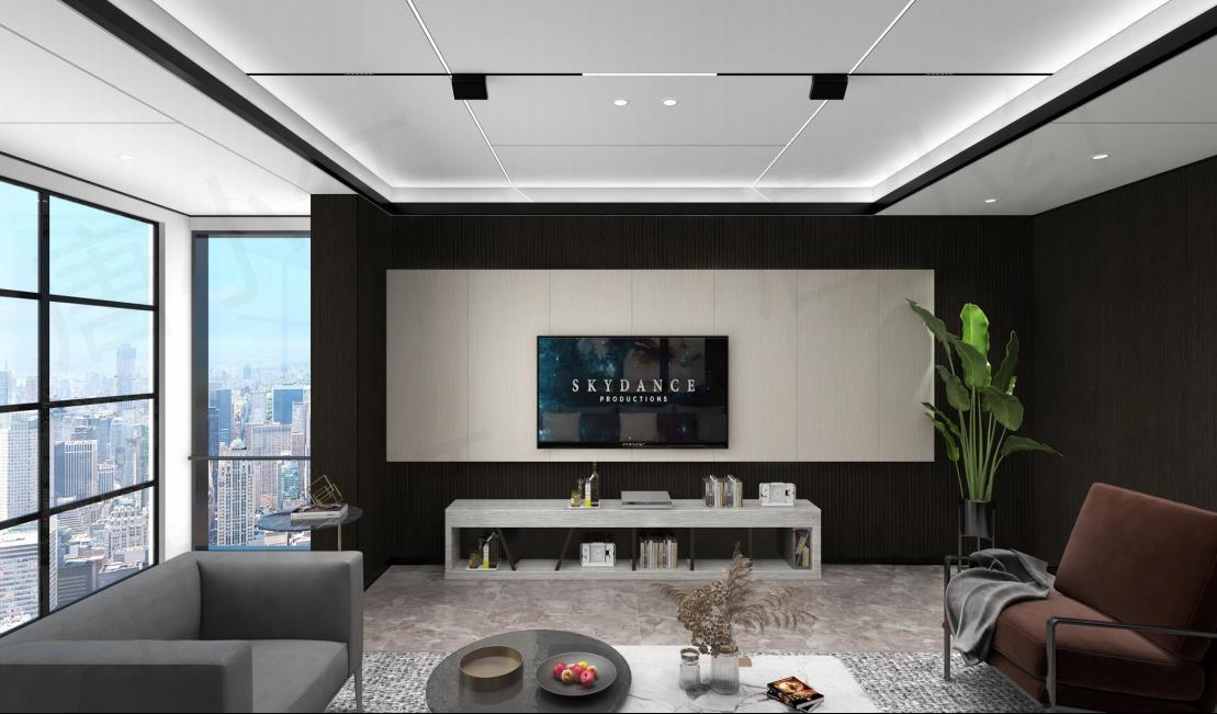 磁吸轨道灯效果图